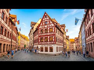 Nuremberg, Germany 4K Walking Tour | Cobblestone Streets & Medieval Charm