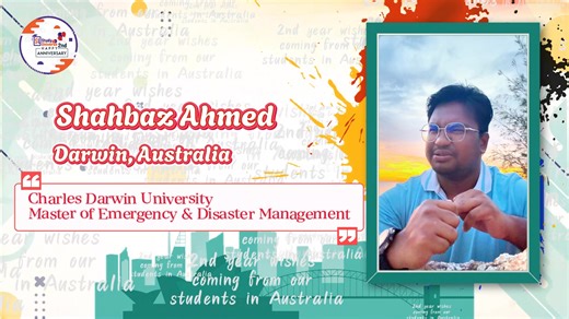 𝐀𝐬 𝐒𝐭𝐮𝐝𝐲 𝐔𝐧𝐢𝐯𝐞𝐫𝐬𝐞 𝐭𝐮𝐫𝐧𝐬 𝐭𝐰𝐨, 𝐦𝐨𝐦𝐞𝐧𝐭𝐬 𝐥𝐢𝐤𝐞 𝐭𝐡𝐢𝐬 𝐬𝐚𝐲 𝐦𝐨𝐫𝐞 𝐭𝐡𝐚𝐧 𝐰𝐨𝐫𝐝𝐬 𝐞𝐯𝐞𝐫 𝐜𝐨𝐮𝐥𝐝. A message from 𝐒𝐡𝐚𝐛𝐚𝐳 𝐀𝐡𝐦𝐞𝐝, currently studying in Australia, reminds us why this journey matters. Wishing you continued success ahead. — Study Universe | Study Universe