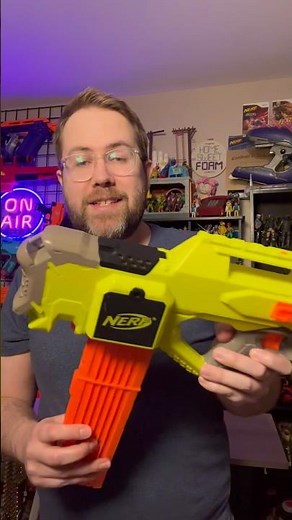 The Nerf Rayven is an iconic blaster