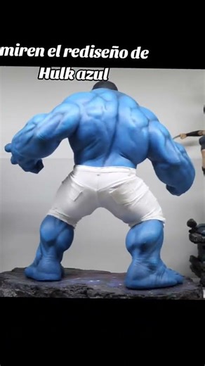 miran el rediseño de Hulk azul #hulkazul #short #comedia #viral #avengers