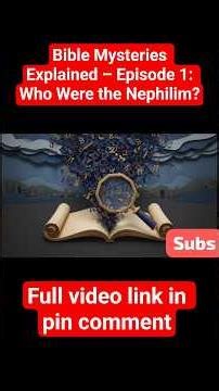 Bible Mysteries Explained#BibleMysteries#Nephilim#BookOfEnoch#BiblicalHistory#AncientTexts