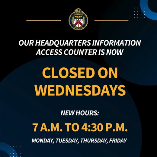 3.3K views · 34 reactions | To allow for faster processing times for police checks and information requests, the Information Access counter at Headquarters will be closed on Wednesdays starting November 2025. It will continue to operate weekdays from 7 a.m. to 4:30 p.m. The fastest way to get a police check is to apply online at tps.to/police-checks and open 24/7. | Toronto Police Service | Facebook