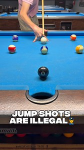 86K views · 259 reactions | How to do a jump shot in pool — proper form, cue angle, and follow-through explained. Master this shot and never get stuck behind a blocker again. #billiards #pooltips #jumpshot | Bralen Martin | Facebook