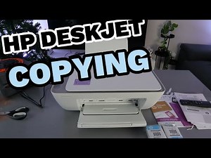 How to Do HP Deskjet 2820e Printer Copying.