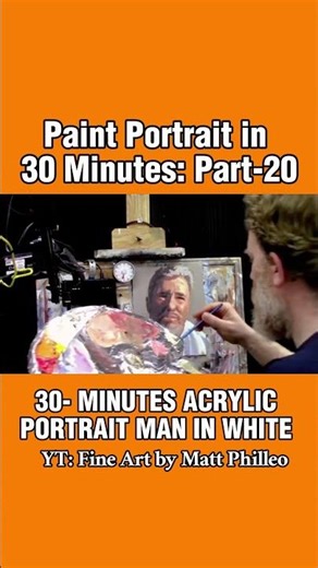Paint Portrait in 30 minutes Part 20