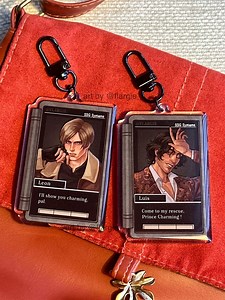 Resident Evil4 Remake Keychains | Leon Kennedy | Luis Serra| Albert Wesker | Luis and Leon Fanmerch RE4 Matching Keychain| Gift for RE Fans - Etsy