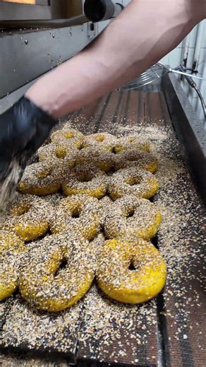 Making Egg everything bagels # #bagels #foodie