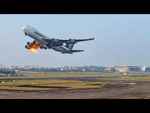 747 Takeoff Goes Wrong