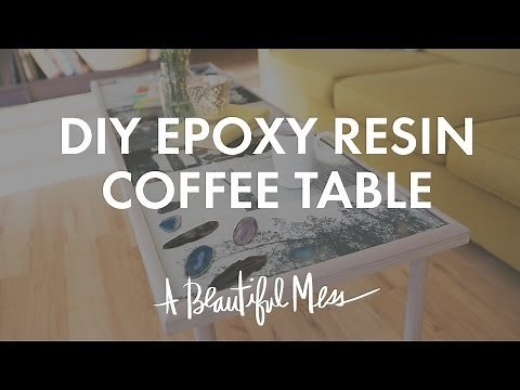 DIY Epoxy Resin Coffee Table