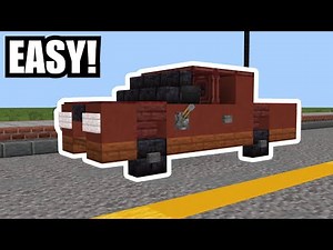How to Build a Pickup Truck in Minecraft (EASY!)