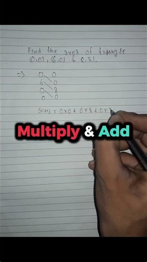 Graph Paper बिना Triangle को Area १५ सेकेन्डमा! 🔥 SEE Class 10 Shoelace Formula Trick