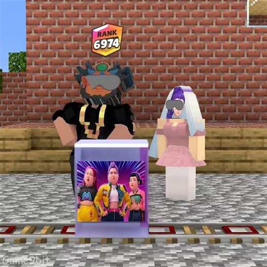 Bride Rumi and the Demon guess the character in the box to level up rank 😄😁