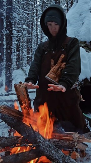 winter shelter / camping with son