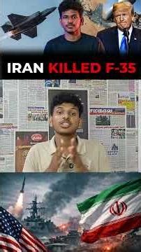 Iran vs USA: F-35 Stealth Jet Targeted in Air! What Really Happened?