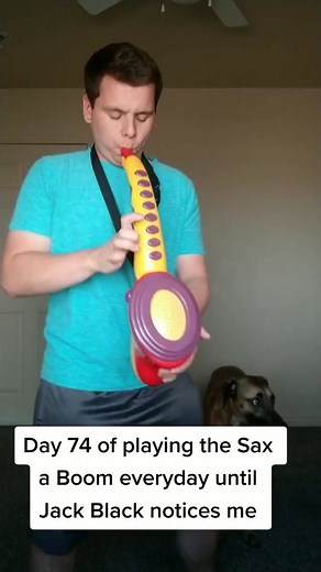 she be like wtf #saxaboom #jackblack #fyp