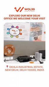 ✨Ever seen a 3D printer in action? Visit WOL3D New Delhi, Okhla — live demos, custom prints & cool gadgets waiting for you | WOL3D India