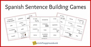Spanish Sentence Building Games