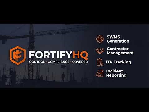 Stop Spending Hours on SWMS | Fortify HQ