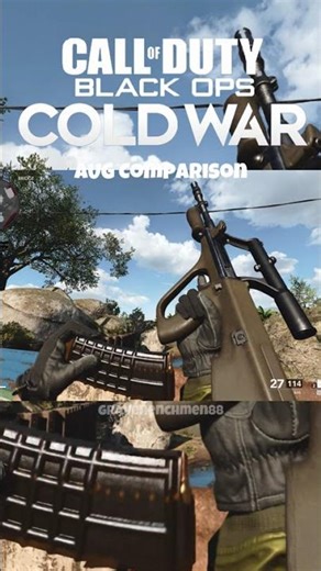 COD - AUG Comparison BO6 VS BOCW #cod #fyp #foryou