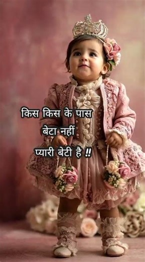 “Meri Chhoti Queen ‘Papa’ Bolti Hui 👸💖 | Cute Baby Girl Short Video”