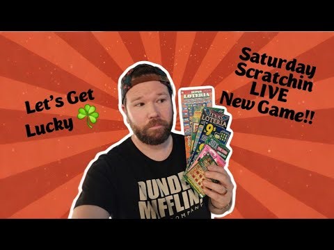 🔴 LIVE Saturday Scratchers ! New Game ☘️