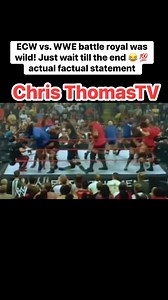 1.4K views · 20 reactions | ECW vs. WWE battle royal was wild! Just wait till the end  actual factual statement #wwe #ecw #paulheyman #kurtangle #randyorton #bigshow #edge #fyp #raw #smackdown | Chris Thomas Sr. | Facebook
