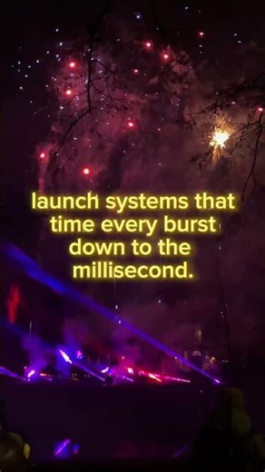 Fireworks just got futuristic watch the tech behind the boom! #fireworks #tech #science #shorts #wow
