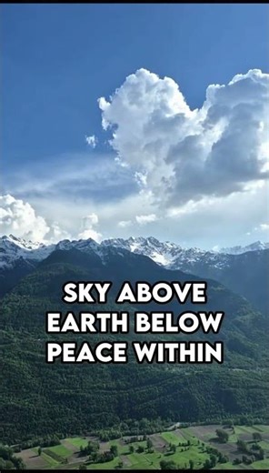 Peaceful Mountain View with Soothing Music #MountainCalm #Mountains #NatureRelaxation #MountainVibes