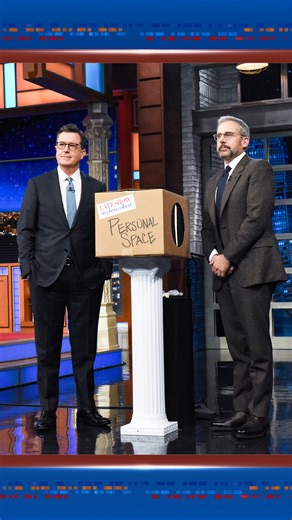 Celebrating our very close friend and certified zaddy, Steve Carell. #Colbert #SteveCarell #HBD #Throwback | The Late Show with Stephen Colbert