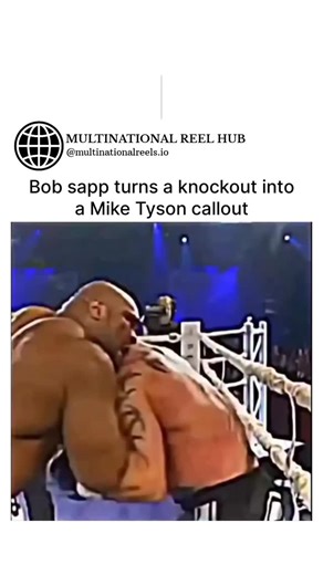 🌍 MULTINATIONAL REELS HUB on Instagram: "After delivering a crushing knockout, Bob Sapp instantly transformed the victory into a full-blown performance. Instead of quietly celebrating, he leaned into the chaos — flexing, pacing the ring, feeding off the crowd’s energy like fuel. The moment wasn’t just about the finish; it was about presence. Then came the mic. With the same force he used in the fight, Sapp made his intentions loud and unmistakable: he wanted Mike Tyson. Not as a technical break