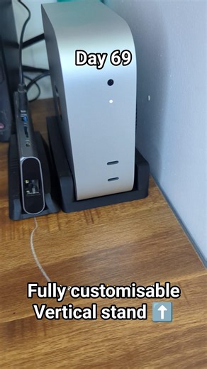 Mac mini stand : Day 69 of The Source Code #3dprint #diy