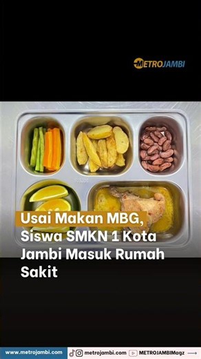 Usai Makan MBG Siswa SMKN 1 Kota Jambi Masuk RS