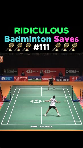 Ridiculous Badminton Saves #111 Shi Yu Qi vs Chou Tien Chen https://badmintonbites.com #shorts #badminton #badmintonbites #badmintonlovers #shorts #badmintonsingles #badmintonsaves #amazingbadminton #badmintonrally #crazybadminton | BadmintonBites
