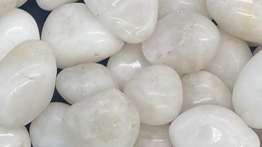 White Pebbels for Indoor Plants Outdoor Decoration Stones