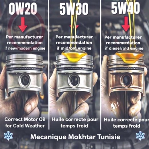Title: Engine Oil Viscosity Comparison: 0W20 vs 5W30 vs 5W40 ⚠️