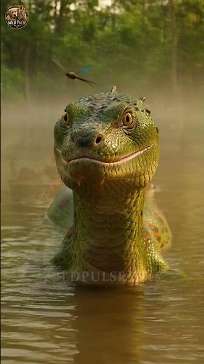 #WildPulseTales 🐍 Green Anaconda in the Amazon Rainforest River | Real Wildlife Documentary