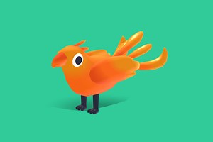 Phoenix - Quirky Series | 3D Creatures | Unity Asset Store