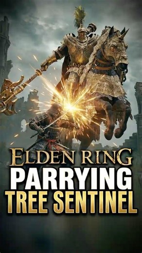 Perfect Parries Until I Got Humbled by Tree Sentinel 😭#eldenring #shorts