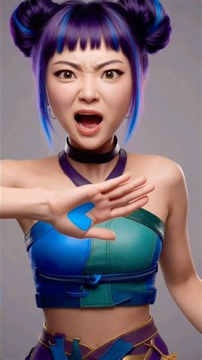 Zoey kpop demon hunters color mix trend dance #zoey #kpopdemonhunters p