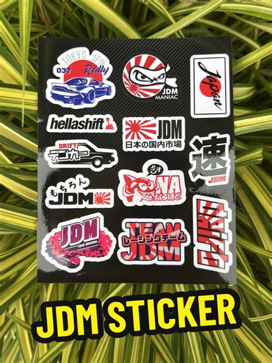 Cool JDM Stickers for Car Enthusiasts