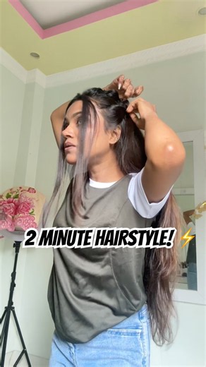 Easy 2-Minute Bubble Braid Hairstyle Tutorial! 💇‍♀️ | Viral Everyday Hairstyle | Oishi's Makeover