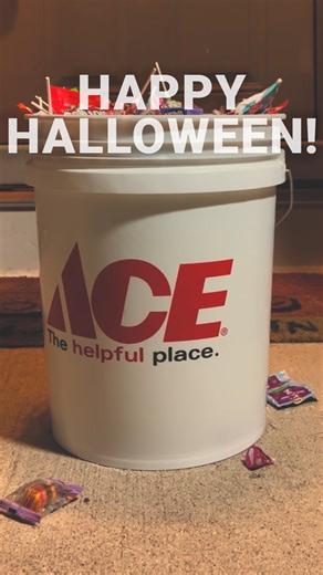 18 reactions | This Halloween, aim higher  Ditch the tiny bag and grab an Ace bucket for trick-or-treating—more candy, more fun, and way more bragging rights. #MyLocalAce #HappyHalloween | Sayler Park Ace Hardware | Facebook