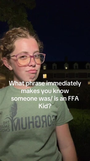 Phrases that Identify an FFA Kid