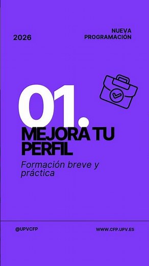 microcredenciales UPV | Inicio 2026