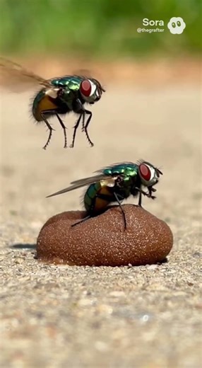 Two Flies One Stool mp4 #shorts #comedy #skit #darkhumor