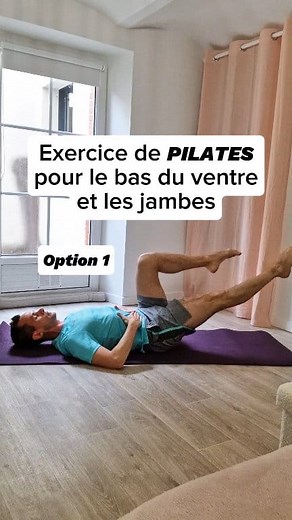 398K views · 2.7K reactions | Exercice de PILATES pour muscler le bas des abdos et affiner les jambes (2 options)✨️ #pilates #pilatesworkout | Fabien Pilates | Facebook