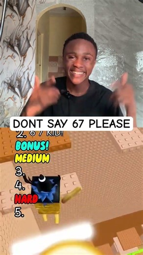 Don’t say 67 #roblox #robloxshorts #robloxgames