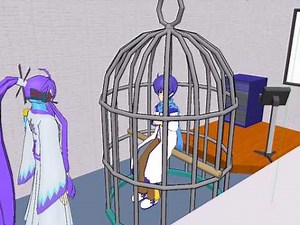 Gakupo and Kaito Hair Tug 2