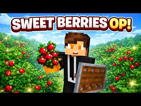 Minecraft One Block Survival 🍓 Sweet Berries Farm OP! | Easy Food Source Hindi