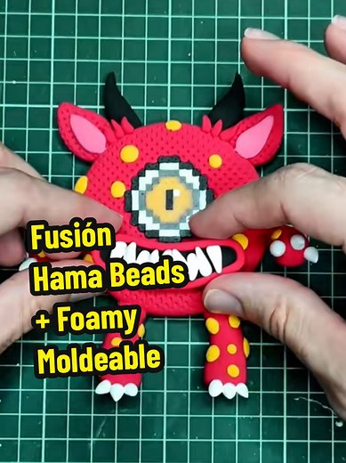 Fusión de Hama Beads y Foamy Moldeable: ¡Crea Arte!
